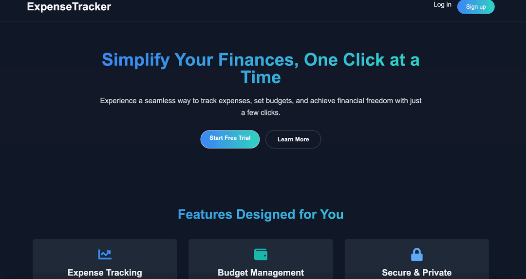 Expense Tracker Application